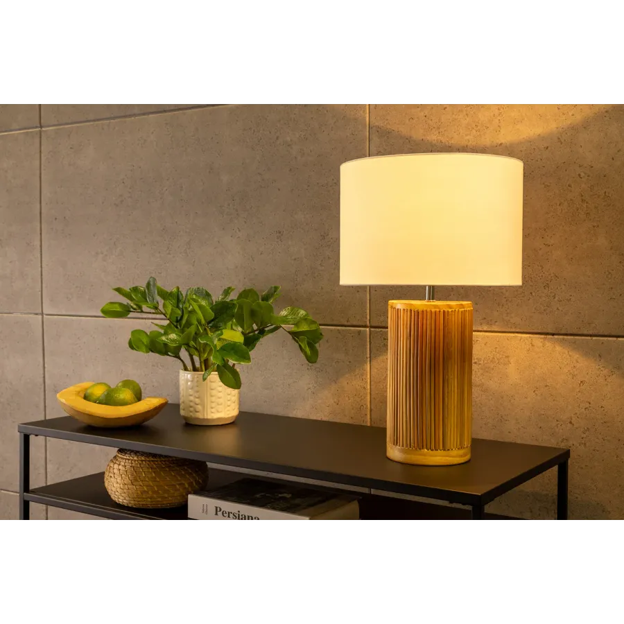 Invicta Lampa stołowa GATSBY drewno wierzbowe sosnowe Ø 50cm / 44496 Invicta Lampa stołowa GATSBY drewno wierzbowe sosnowe Ø 50cm / 44496