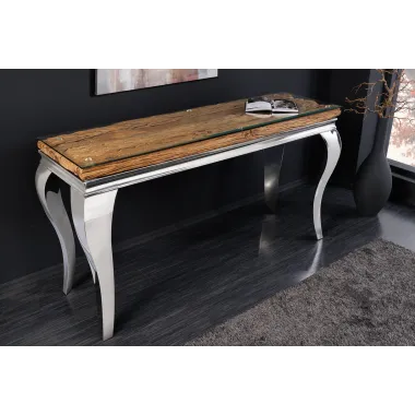 Invicta Konsola Modern Barock BARRACUDA teak 145 x 80 x 45cm / 44364
