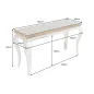 Invicta Konsola Modern Barock BARRACUDA teak 145 x 80 x 45cm / 44364 Invicta Konsola Modern Barock BARRACUDA teak 145 x 80 x 45cm / 44364