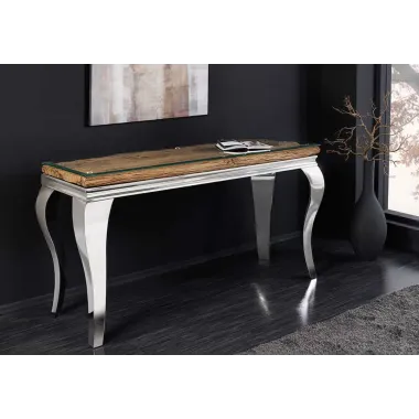 Invicta Konsola Modern Barock BARRACUDA teak 145 x 80 x 45cm / 44364