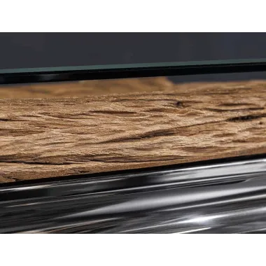 Invicta Stół do jadalni Modern Barock BARRACUDA teak 200 x 80 x 100cm / 44363