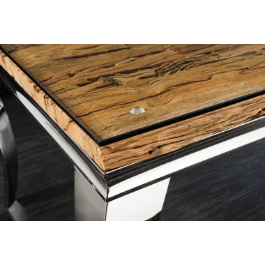 Invicta Stół do jadalni Modern Barock BARRACUDA teak 200 x 80 x 100cm / 44363
