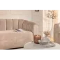 Invicta Sofa tapicerowana BABYLON 3 osobowa beżowy aksamit 200cm / 44511