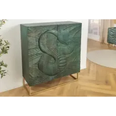 Invicta Komoda wysoka SNAKE turkusowe mango 120cm / 45303