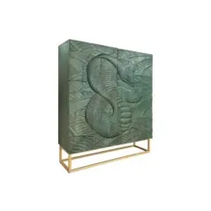 Invicta Komoda wysoka SNAKE turkusowe mango 120cm / 45303