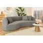 Invicta Sofa ATELIER L 3 osobowa szare bouclé 230cm / 46545
