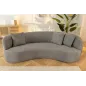 Invicta Sofa ATELIER L 3 osobowa szare bouclé 230cm / 46545