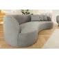 Invicta Sofa ATELIER L 3 osobowa szare bouclé 230cm / 46545