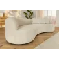 Invicta Sofa ATELIER L 3 osobowa beżowe bouclé 230cm / 46546