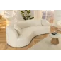 Invicta Sofa ATELIER L 3 osobowa beżowe bouclé 230cm / 46546