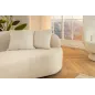 Invicta Sofa ATELIER L 3 osobowa beżowe bouclé 230cm / 46546