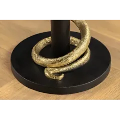 Invicta WILDLIFE Stolik kawowy SNAKE biały marmuru 50cm / 44831
