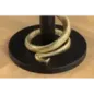 Invicta WILDLIFE Stolik kawowy SNAKE biały marmuru 50cm / 44831