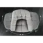 Invicta Fotel obrotowy Papillon szary BOUCLÉ 180°/ 44593 Invicta Fotel obrotowy Papillon szary BOUCLÉ 180°/ 44593