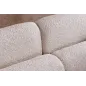 Invicta Sofa tapicerowana ART DECO 3 osobowa beżowe bouclé 200cm / 44509