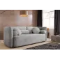 Invicta Sofa tapicerowana ART DECO 3 osobowa szare bouclé 200cm / 44508