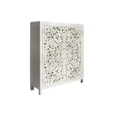 Invicta Komoda wysoka orientalna Marrakech białe mango 110cm / 43866
