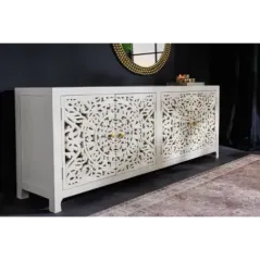 Invicta Komoda orientalna Marrakech białe mango 170cm / 43852