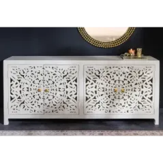 Invicta Komoda orientalna Marrakech białe mango 170cm / 43852