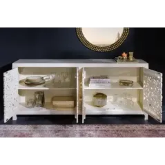 Invicta Komoda orientalna Marrakech białe mango 170cm / 43852