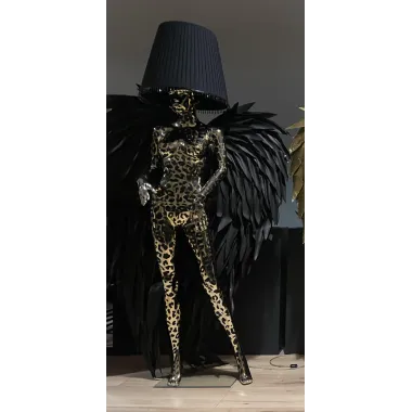 Lampa podłogowa LADY ANGEL PHANTER 2 z abażurem 180cm