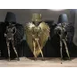 Lampa podłogowa LADY ANGEL SILVER & BLACK z abażurem 180cm