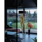 Lampa podłogowa LADY WOMAN GOLD & BLACK z abażurem 180cm