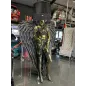 Lampa podłogowa LADY SEXI ANGEL GOLD & BLACK z abażurem 180cm