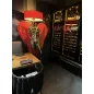 Lampa podłogowa LADY ANGEL GOLD & RED z abażurem 180cm