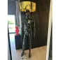 Lampa podłogowa MAN YSL BLACK & GOLD z abażurem 180cm