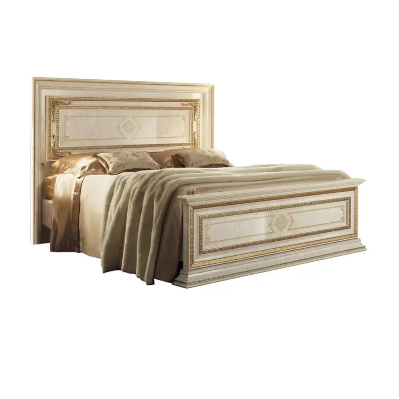 LEONARDO Włoskie łóżko King Size 180/200 x 200cm / Arredoclassic LEONARDO Włoskie łóżko King Size 180/200 x 200cm / Arredoclassic