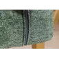 Invicta Krzesło BOUTIQUE zielona tkanina strukturalna ze złotymi nogami / 45924
