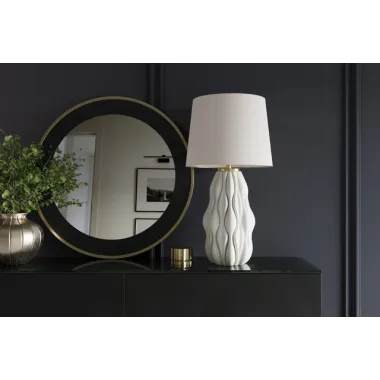Invicta Lampa stołowa ELEGANCIA biała ceramiczna 65cm /  46011