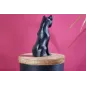 Invicta rzeźbiarska PANTHER czarne żelazo drewno mango naturalne 20cm / 43949