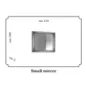 LEONARDO Włoskie lustro z ozdobna ramą 110 x 100 x 3cm / Arredoclassic LEONARDO Włoskie lustro z ozdobna ramą 110 x 100 x 3cm / Arredoclassic