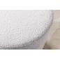 Invicta Pufa VOQUE bouclé kremowo-biała 50cm / 43524