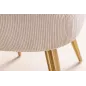 Invicta Krzesło MIA CASA sznurkowe beżowe metalowe nogi 47cm / 45926