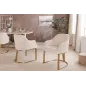 Invicta Krzesło EXTRAVAGANCIA beżowe z podłokietnikami 60cm / 45927