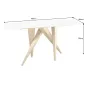 Invicta Konsola ART LIVING ceramiczny biały blat 140cm / 46203