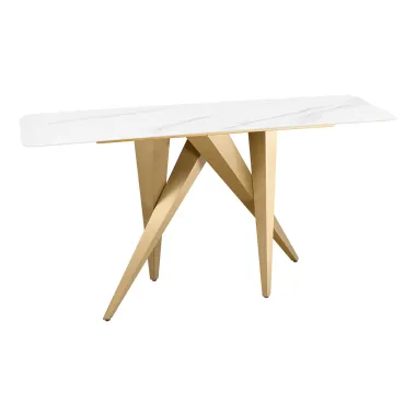 Invicta Konsola ART LIVING ceramiczny biały blat 140cm / 46203