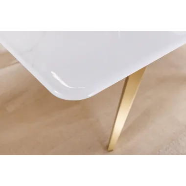 Invicta Stół do jadalni ART LIVING ceramiczny optyka białego marmuru 200cm / 462023