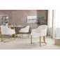 Invicta Krzesło EXTRAVAGANCIA jasnobeżowe z podłokietnikami 60cm / 46201