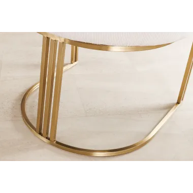 Invicta Krzesło EXTRAVAGANCIA jasnobeżowe z podłokietnikami 60cm / 46201