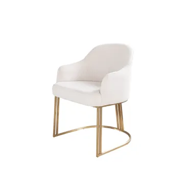 Invicta Krzesło EXTRAVAGANCIA jasnobeżowe z podłokietnikami 60cm / 46201