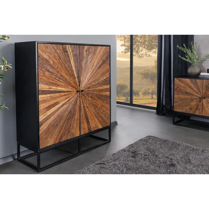 Invicta Komoda BARRACUDA mango brązowy teak 100cm / 44989