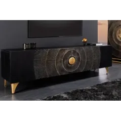 Invicta Szafka RTV GOLDEN SUNSET stojąca mango 180cm / 44303