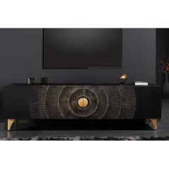 Invicta Szafka RTV GOLDEN SUNSET stojąca mango 180cm / 44303