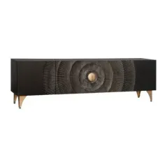 Invicta Szafka RTV GOLDEN SUNSET stojąca mango 180cm / 44303
