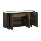 Invicta Komoda REFLECTION efekt 3D brąz z blatem w optyce marmuru 150cm / 46502 Invicta Komoda REFLECTION efekt 3D brąz z blatem w optyce marmuru 150cm / 46502