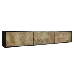 Invicta MONTAIN SOUL Szafka RTV wisząca imitacją marmuru 160cm / 44341